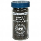 Morton & Bassett Organic Whole Black Pepper (3x2Oz)