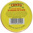 Cento Sliced Pimentos (12x4 Oz)