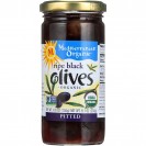 Mediterranean Organics Ripe Pitted Black Olives (12x8.1Oz)