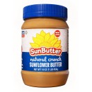 Sunbutter Natural Crunch Sunflower Seed Spread (6x16Oz)