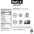 That's It Apple Pear Fruit Bar (12x1.2 Oz)