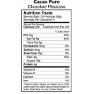 Taza Chocolate Cacao Puro, Drk Choc, 70% Cacao (12x2.7 OZ)