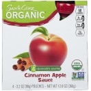 Santa Cruz Organic Apple Sauce Cinnamon (6X4 Ct)